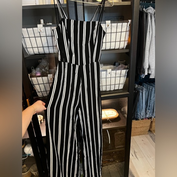 Wide Leg Pinstripe Jumper - Picture 2 of 2